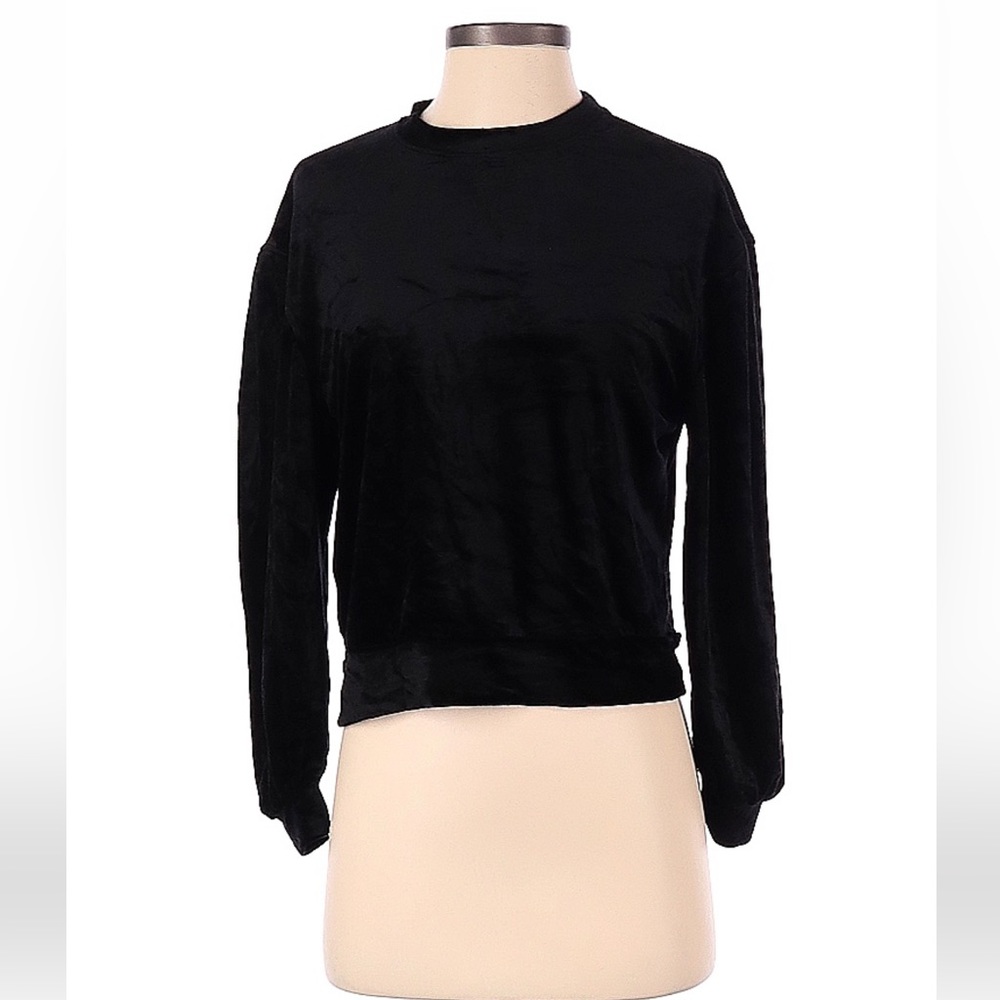 NWT Something Navy Viscose crewneck sweatshirt. Size Small